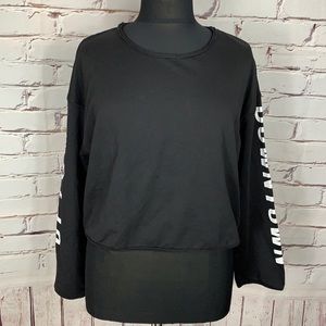 L/S urban crop sweatshirt sz 18/20